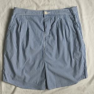 Blue/white pin stripe skirt Banana Republic